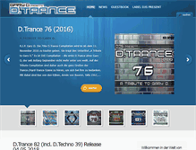 Tablet Screenshot of dtrance.com